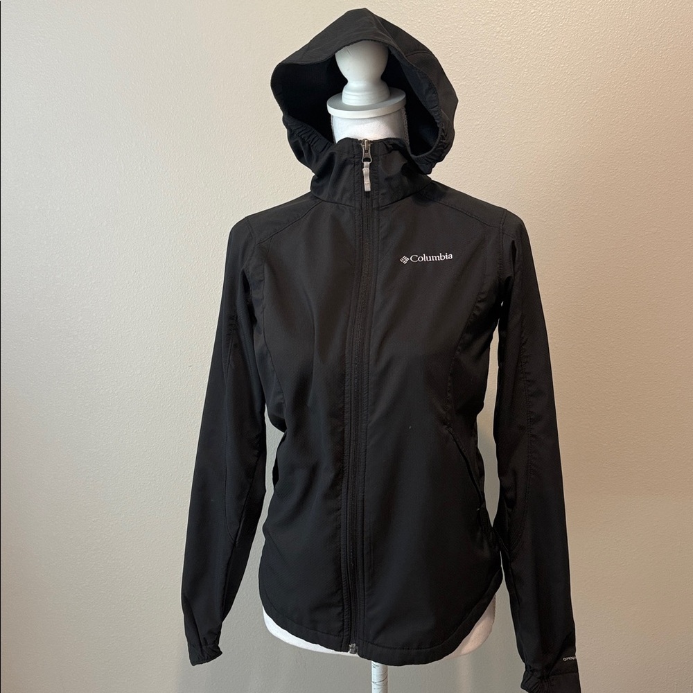 Columbia Black Full-Zip Hooded Jacket